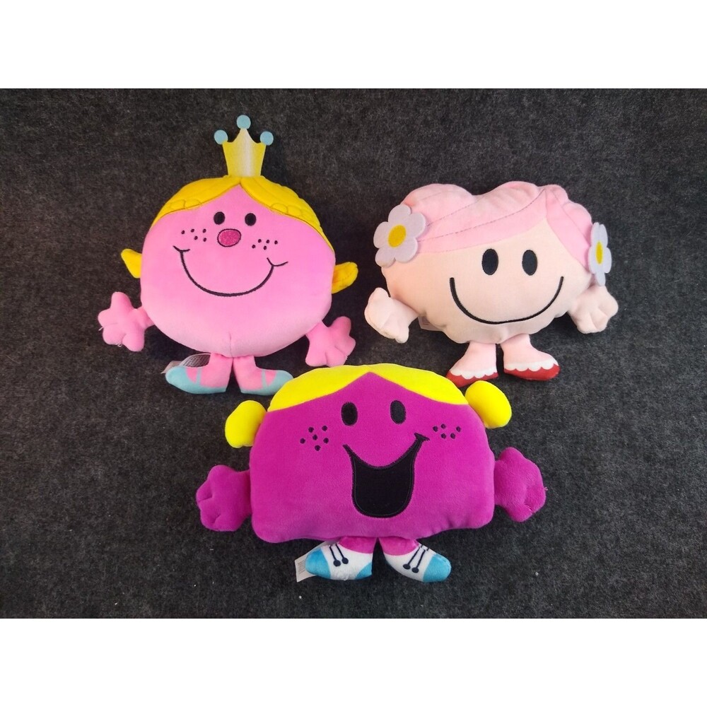 Little Miss Chatterbox Hugs Princess Memes Stuffed Plush Toy Lot Sanrio 6"